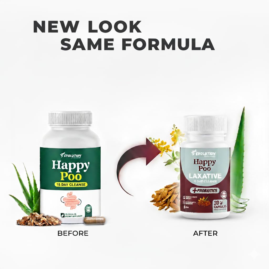 Evolution Advance Happy Poo Laxative 15-Day Cleanse - 30 Capsules - image 3