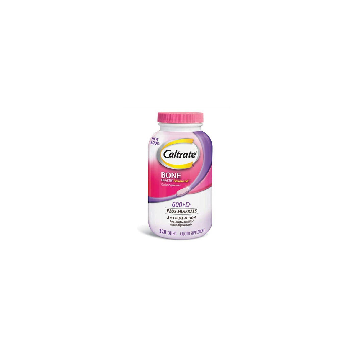 Caltrate 600mg + D3 with Minerals - 320 Tablets