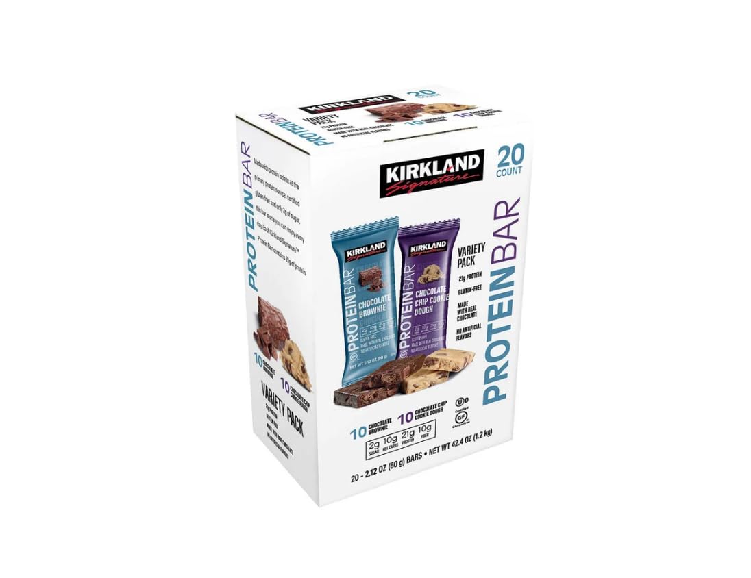 Kirkland Signature Protein Bar Energy Variety Pack - 20 Bars