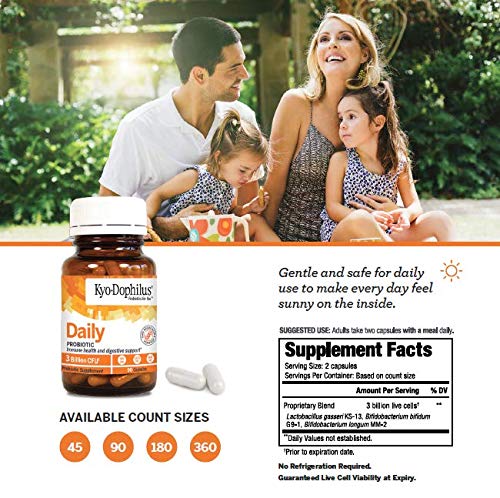 Kyolic Kyo-Dophilus Digestion and Immune Health Probiotic Supplement