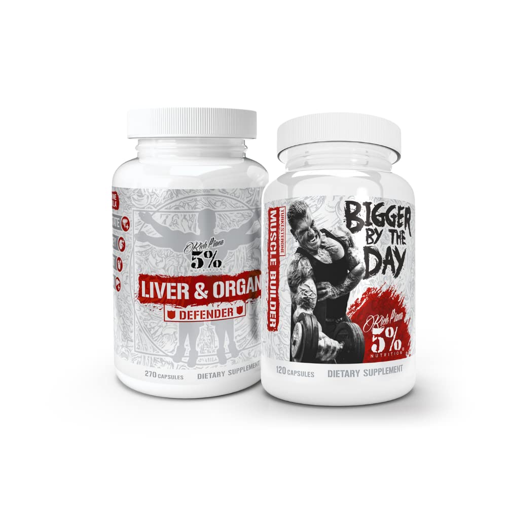 5% Nutrition 2-Stack Liver & Organ Defender with NAC + BiggerByTheDay