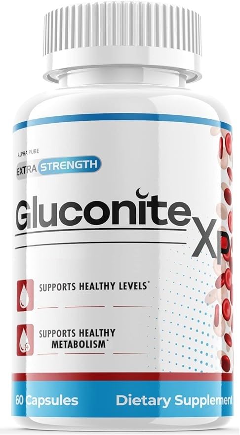 GLUCONITE Natural Extra Strength Blood Formula - 60 Capsules - image 2