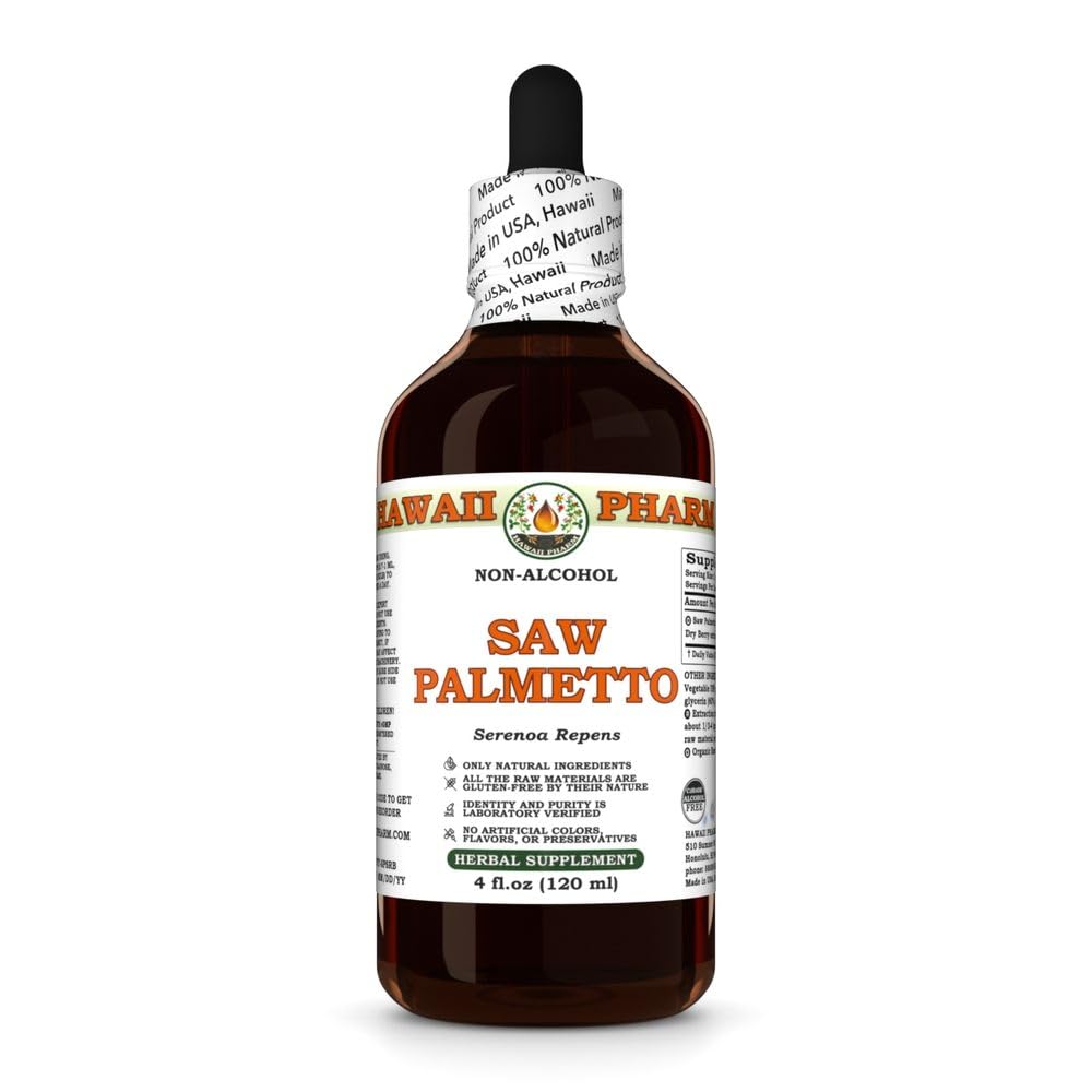 Hawaii Pharm Saw Palmetto (Serenoa repens) Berry Alcohol-Free Extract