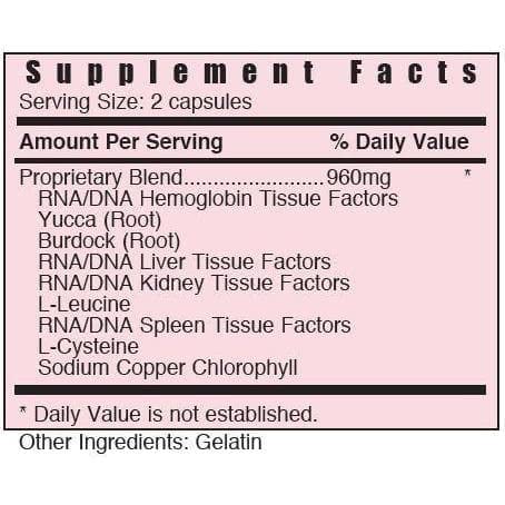 Systemic Formulas #44 H Heart Health Support - 60 Capsules - image 4
