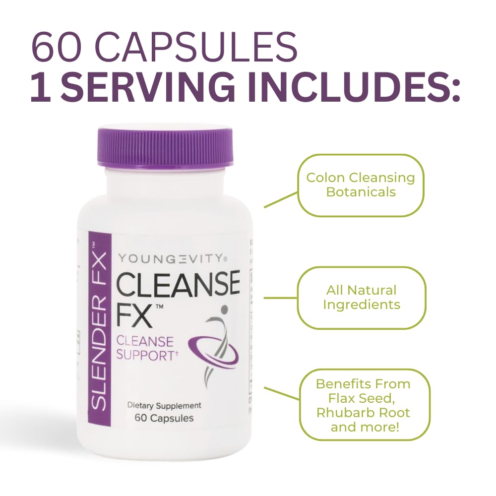 Youngevity Slender FX Cleanse FX - 60 Capsules - image 4