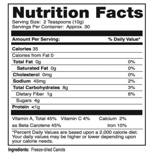 Seagate Carrot Powder - 300g (30 Servings) - image 2