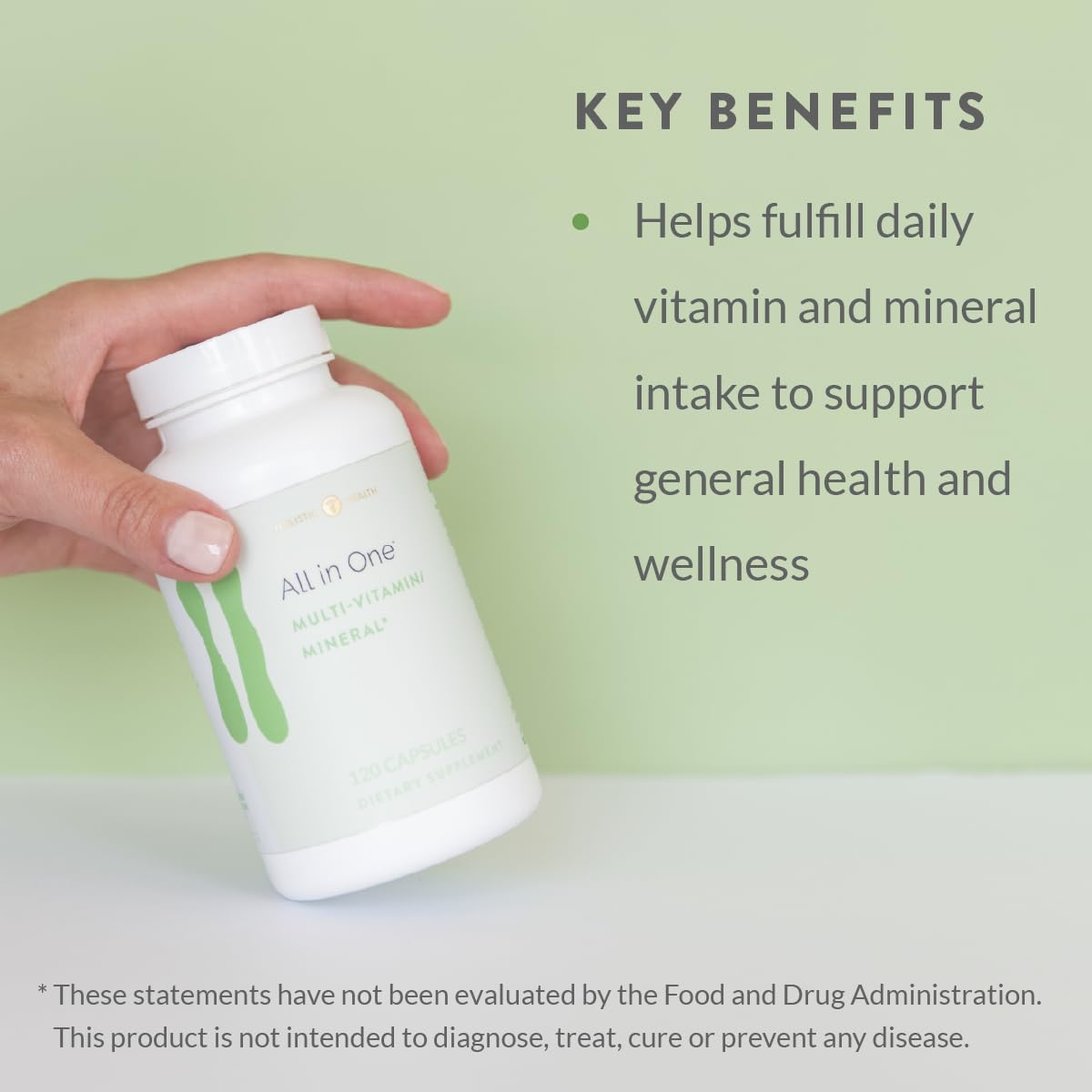Holistic Health All in One Multivitamin & Mineral - 120 Capsules - image 6