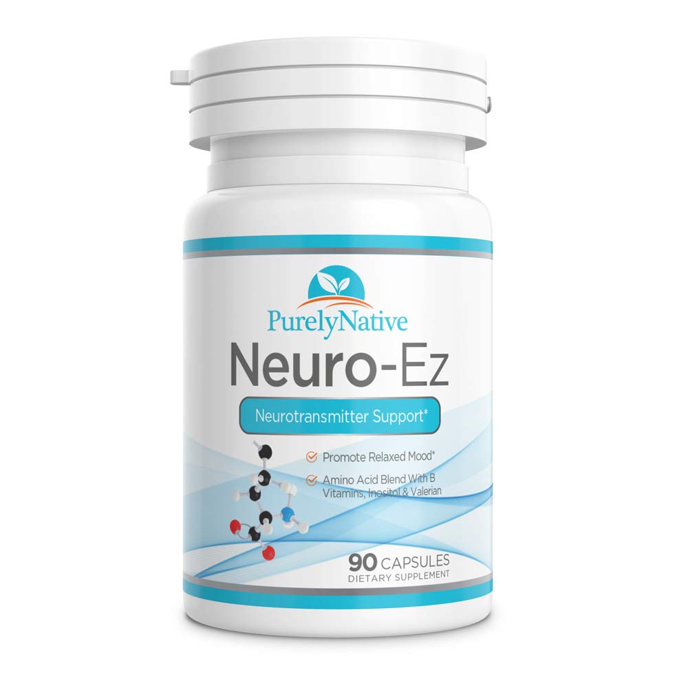 TRYVERA Neuro-Ez Amino Acid Blend with B Vitamins & Valerian - 90 Capsules