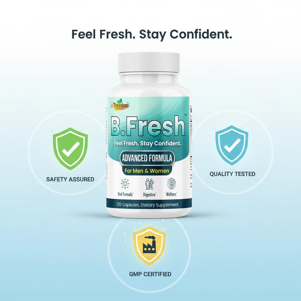 Therefore B. Fresh Breath Freshener Oral Probiotics - 120 Capsules - image 6