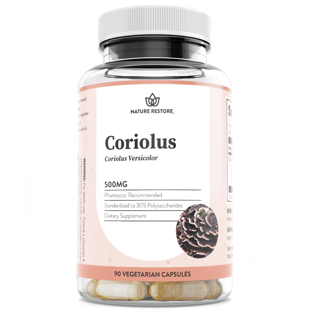 Nature Restore Coriolus Versicolor Mushroom Extract - 90 Capsules