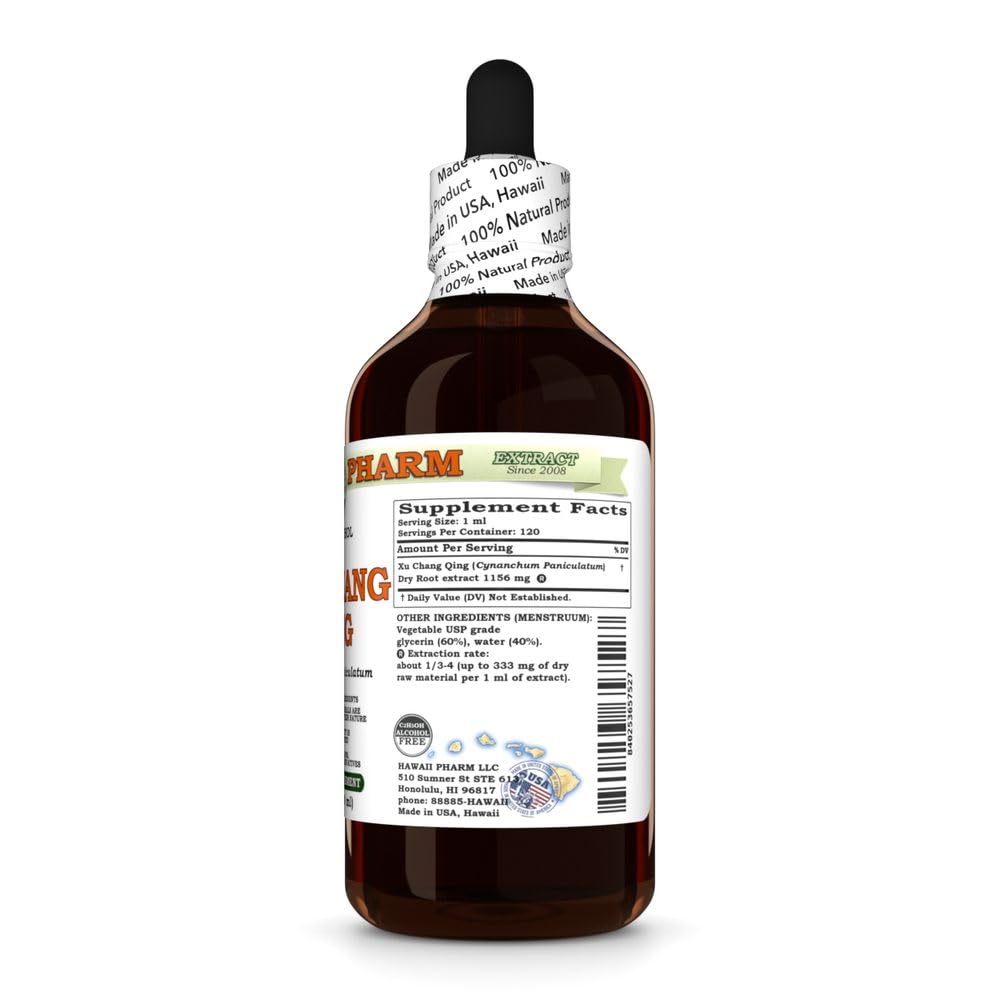 Hawaii Pharm Xu Chang Qing (Cynanchum paniculatum) Root Alcohol-Free
