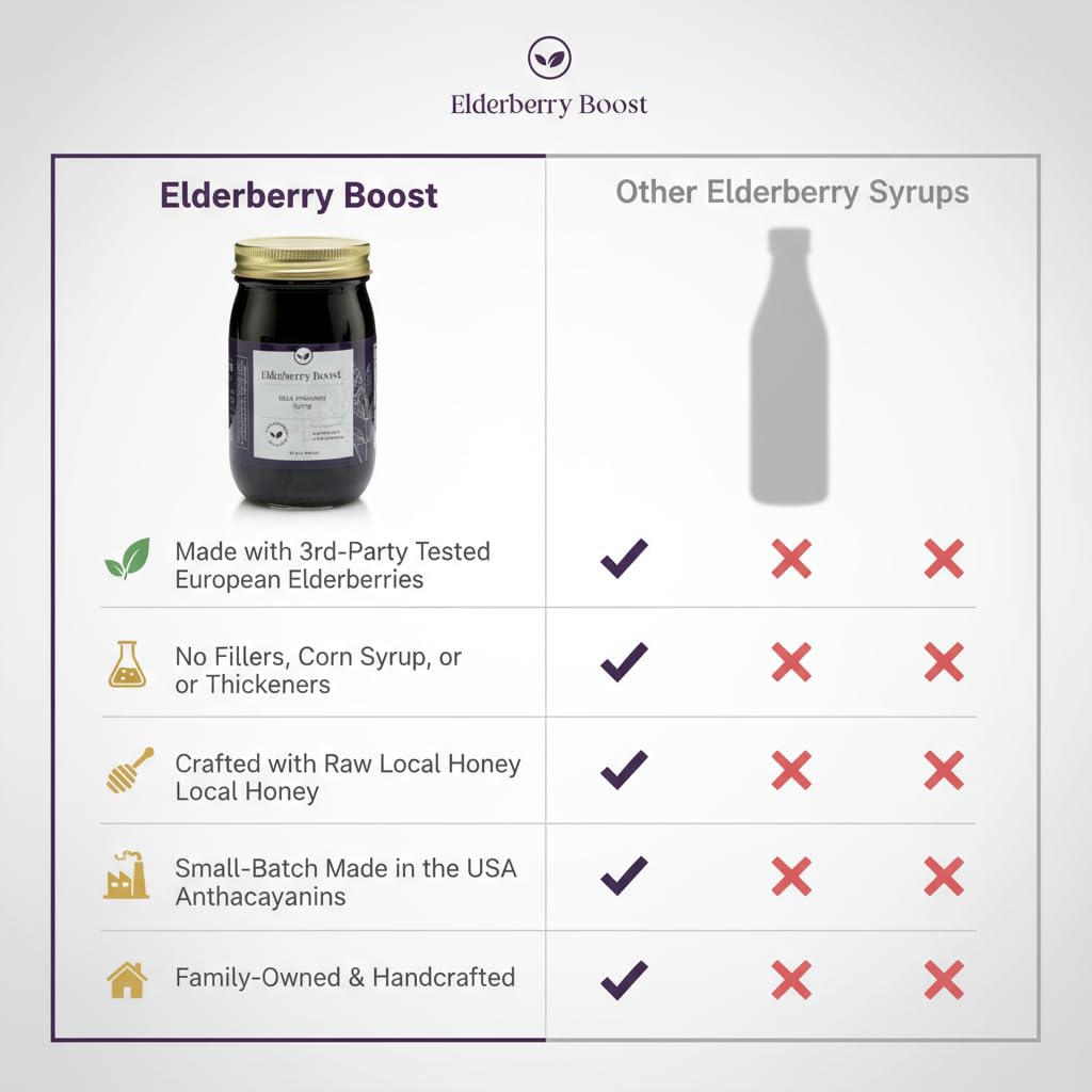 Elderberry Boost Elderberry Syrup with Organic Elderberries - 16 Fl Oz - image 4