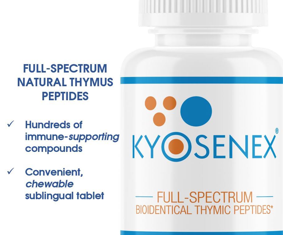 Kyosenex Natural Full Spectrum Thymus Peptide Supplement - 60 Tablets - image 3