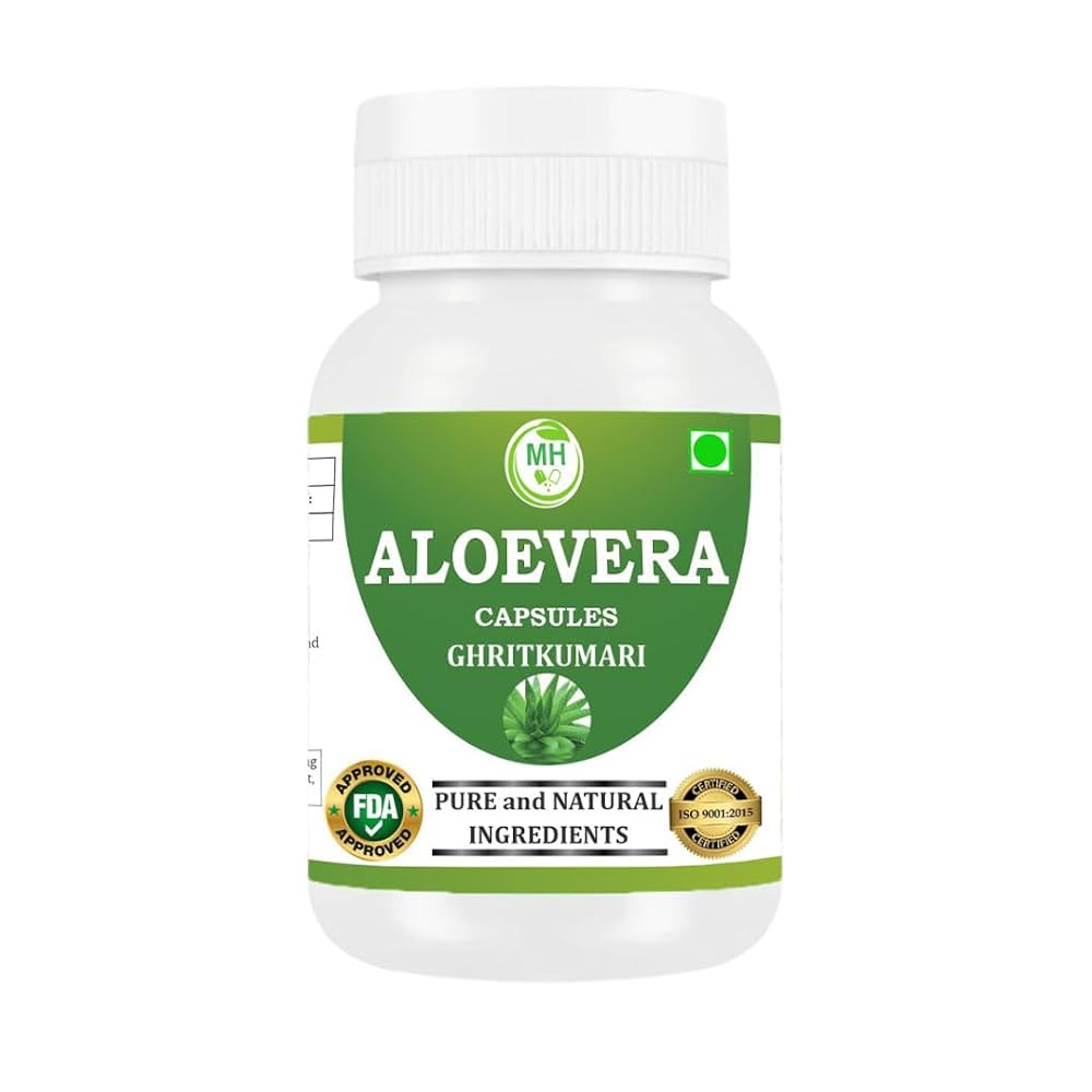 Morsan Healthcare Aloe Vera Organic Leaf Supplement - 60 Capsules - image 2