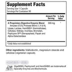 Natural Living Digest+SEB Digestive Enzymes - 90 Vegetarian Capsules - image 2