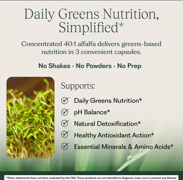 Symphony Natural Health pH Quintessence - 40:1 Alfalfa Concentrate