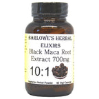 Barlowe's Herbal Elixirs Black Maca Root Extract 700 mg - 60 Vegetarian Capsules