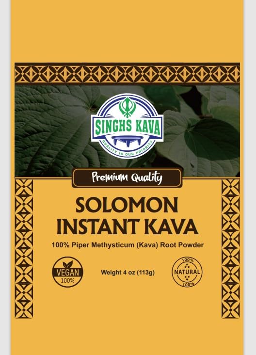 SINGHS Micronized Instant Kava Powder Solomon Kava - 4 oz - image 3