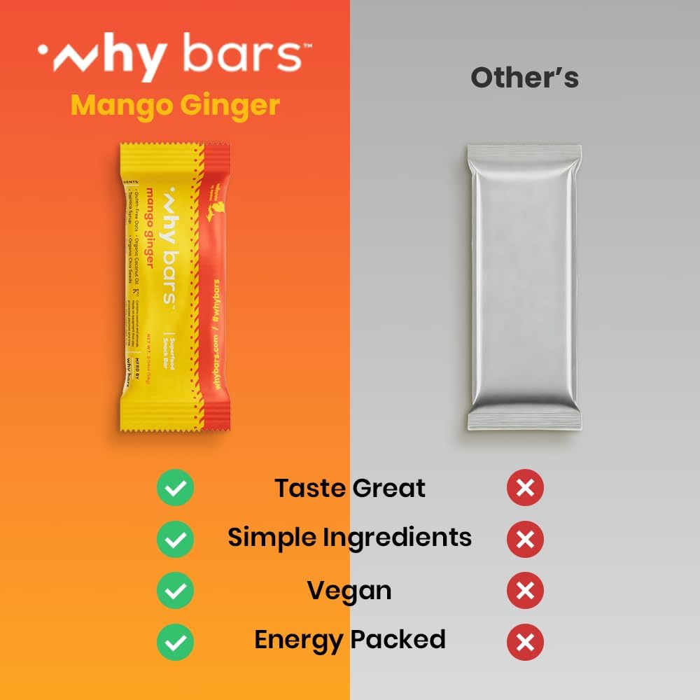 Why Bars, Superfood Protein Bars, 2.04 Ounce Bars - Protein Bar