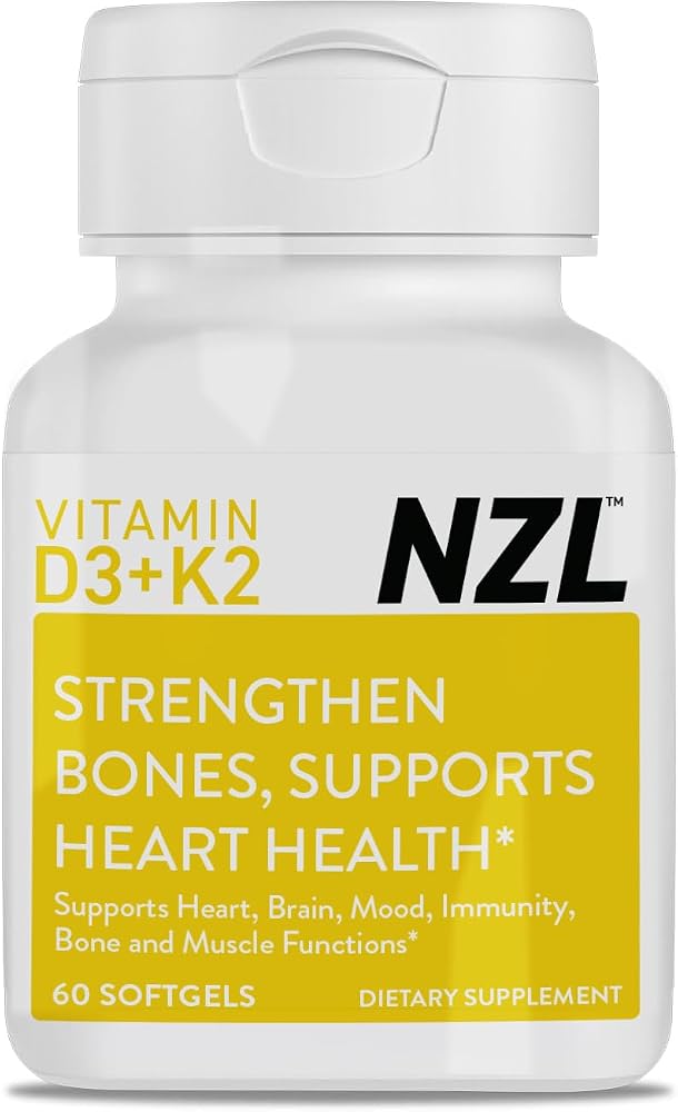 OMEGANZL Vitamin D3 & K2 2000IU - 60 Softgels