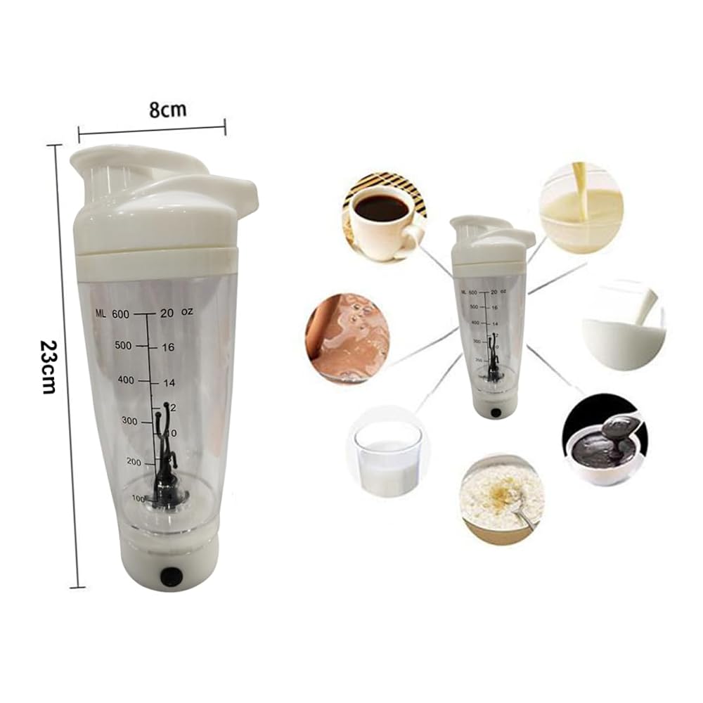 CIYODO Battery Operated Shaker Bottle 600ml Mixing Cup - image 2