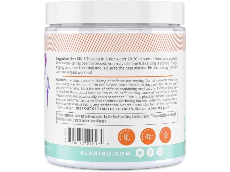 Alani Nu Pre-Workout Powder Galaxy Lemonade - 30 Servings - image 4