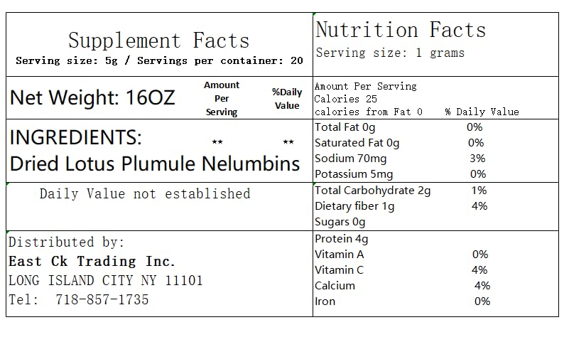 Greenlike Herbal Tea Lotus Plumule Nelumbins Tea - 16 Ounces - image 5