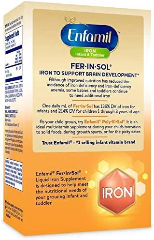 Quilom Enfamil Fer-in-Sol Iron Drops for Infants - 50 mL - image 5