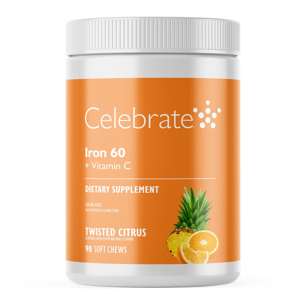 Celebrate Vitamins Iron Supplement with 60mg Iron & Vitamin C
