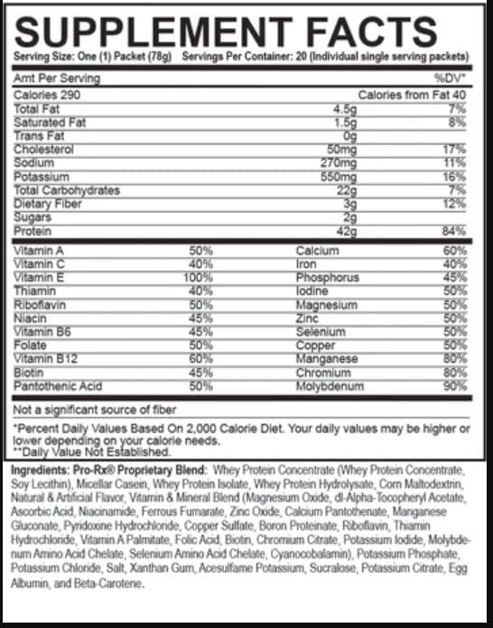 EAS Myoplex Original Shake Chocolate Cream - 20 Packets - image 2