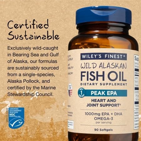 Wiley's Finest Wild Alaskan Fish Oil Peak EPA - 90 Softgels - image 4