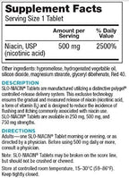 Kinara Slo-Niacin Slow Release Vitamin B3 500mg - 200 Tablets - image 5