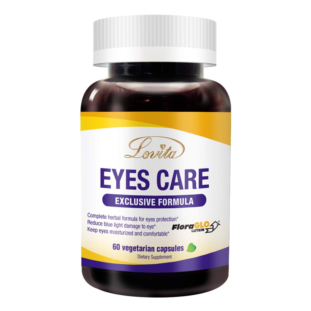 LOVITA Eyes Care Vitamin A & FloraGLO Lutein Complex - 60 Capsules