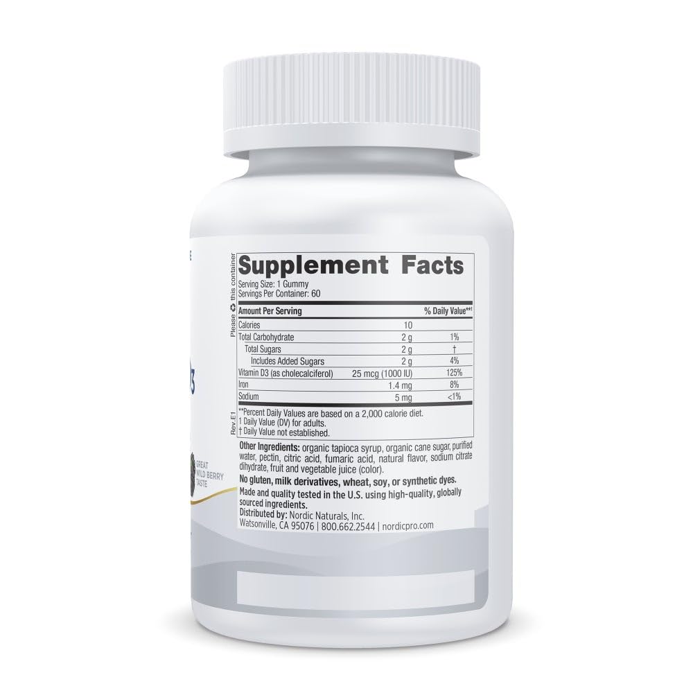 Nordic Naturals Vitamin D3 Gummies