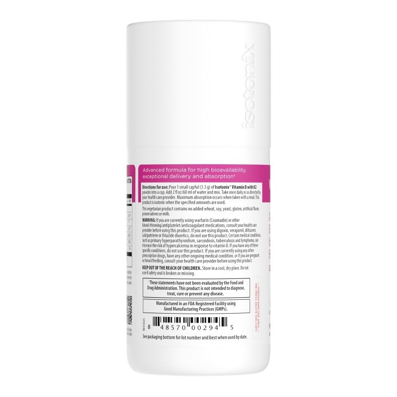 Isotonix Vitamin D3 with K2 Bone & Immune Support - 30 Servings - image 8