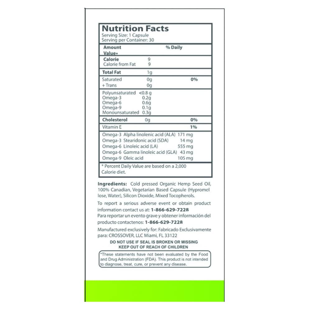 Knadix Hemp Oil Supplement - 90 Capsules - image 6