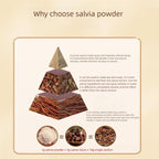 MOORCHOCO Dan Shen Powder Salvia Miltiorrhiza Red Sage - 8.81oz - image 6