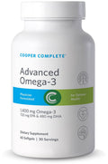 Cooper Complete Omega-3 Fish Oil 1400 mg rTG - 60 Softgels
