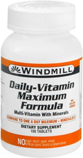 Windmill Daily Vitamin Maximum Formula Multivitamin - 100 Tablets