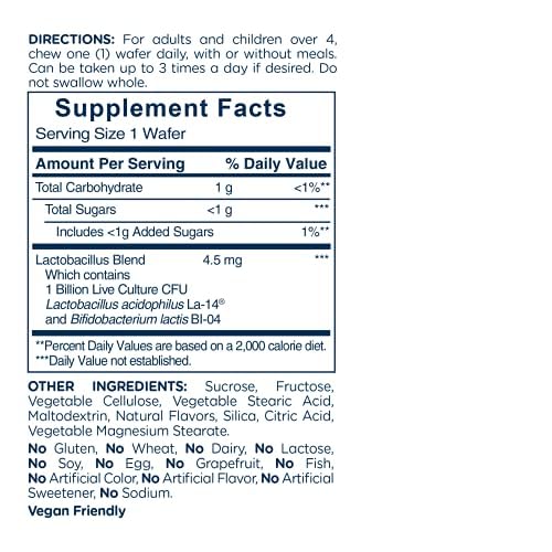 American Health Daily Chewable Acidophilus Probiotic - 60 Tablets - image 2
