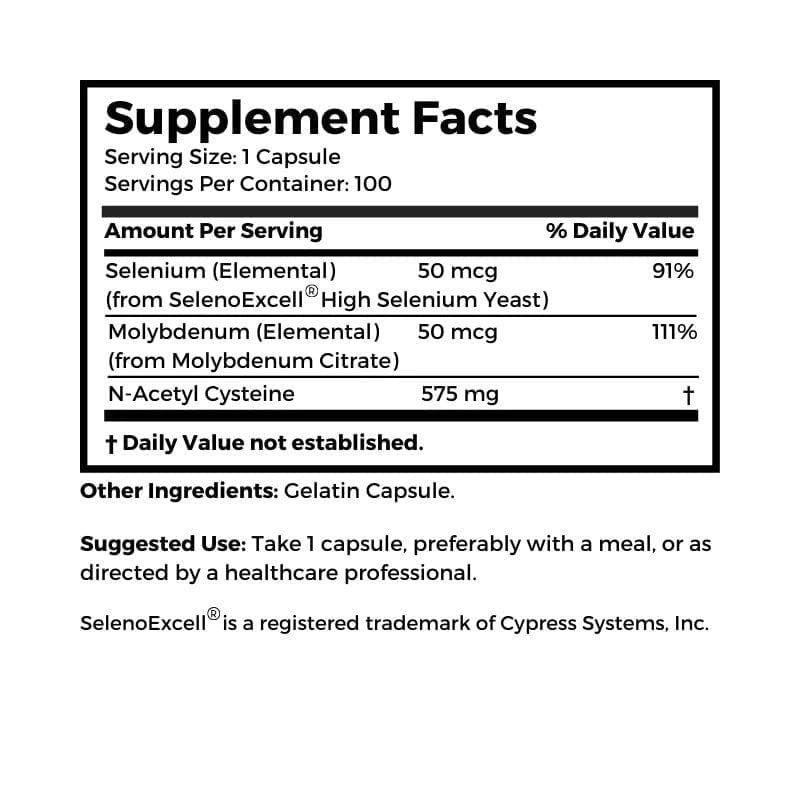 Dr Clark N-Acetyl-Cysteine (NAC) 575 mg - 100 Capsules - image 2