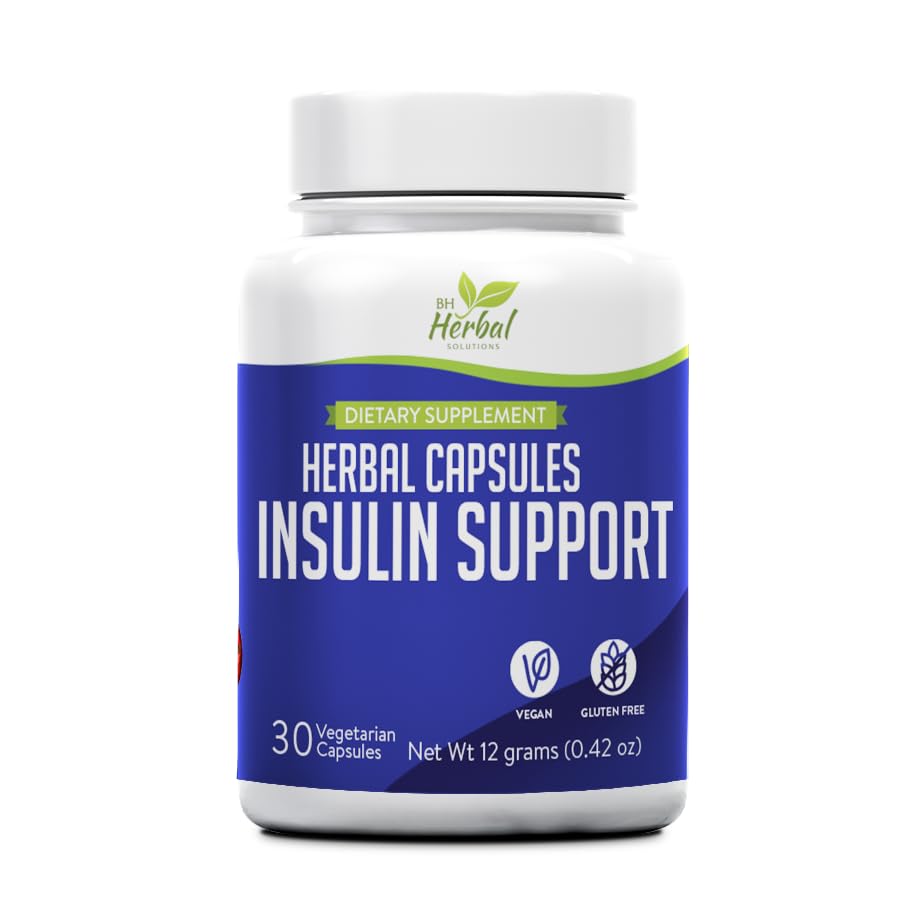 BH Herbal Solutions Insulin Support Herbal Capsules - 30 Capsules