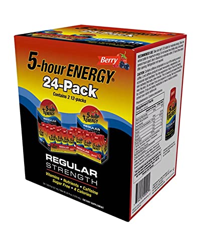 5-hour ENERGY Dietary Supplement Berry Taste - 24 Bottles - image 4