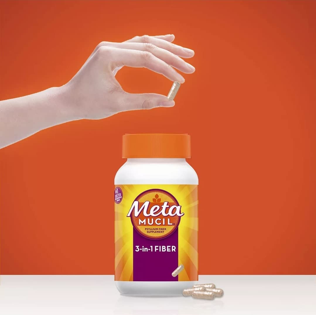 Metamucil Fiber Therapy for Regularity Capsules - 340 Capsules - image 3