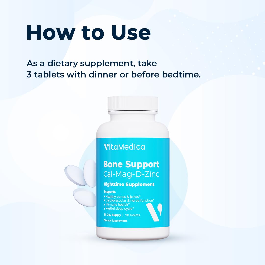 VitaMedica Bone Support Supplement - 90 Tablets - image 7