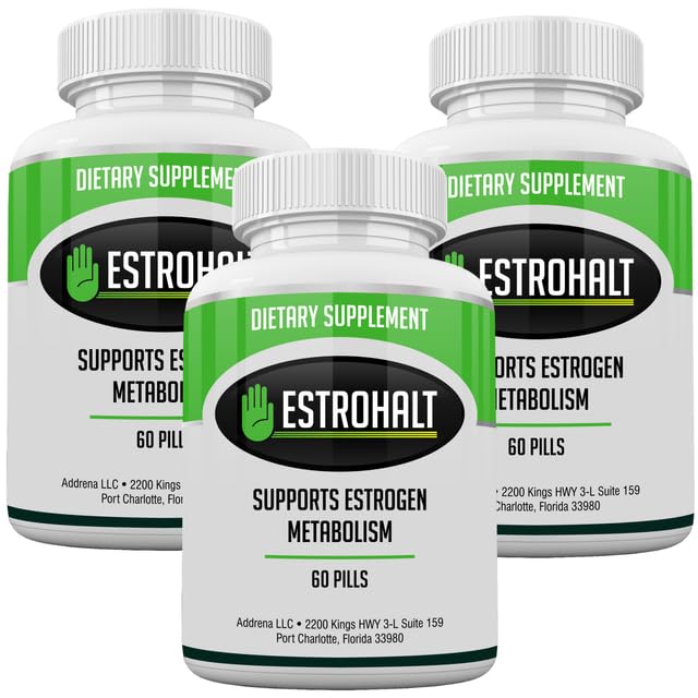 Estrohalt DIM & I3C Supplement Hormonal Balance Support - 180 Tablets