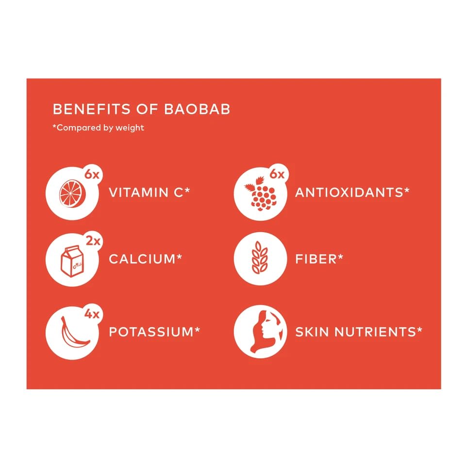 KAIBAE Organic Baobab Powder for Immune & Gut Health - 8 oz - image 4