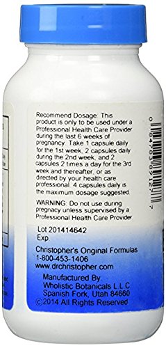 Christopher's Original Formulas Birth-Prep Capsules 100 ct - Herbal