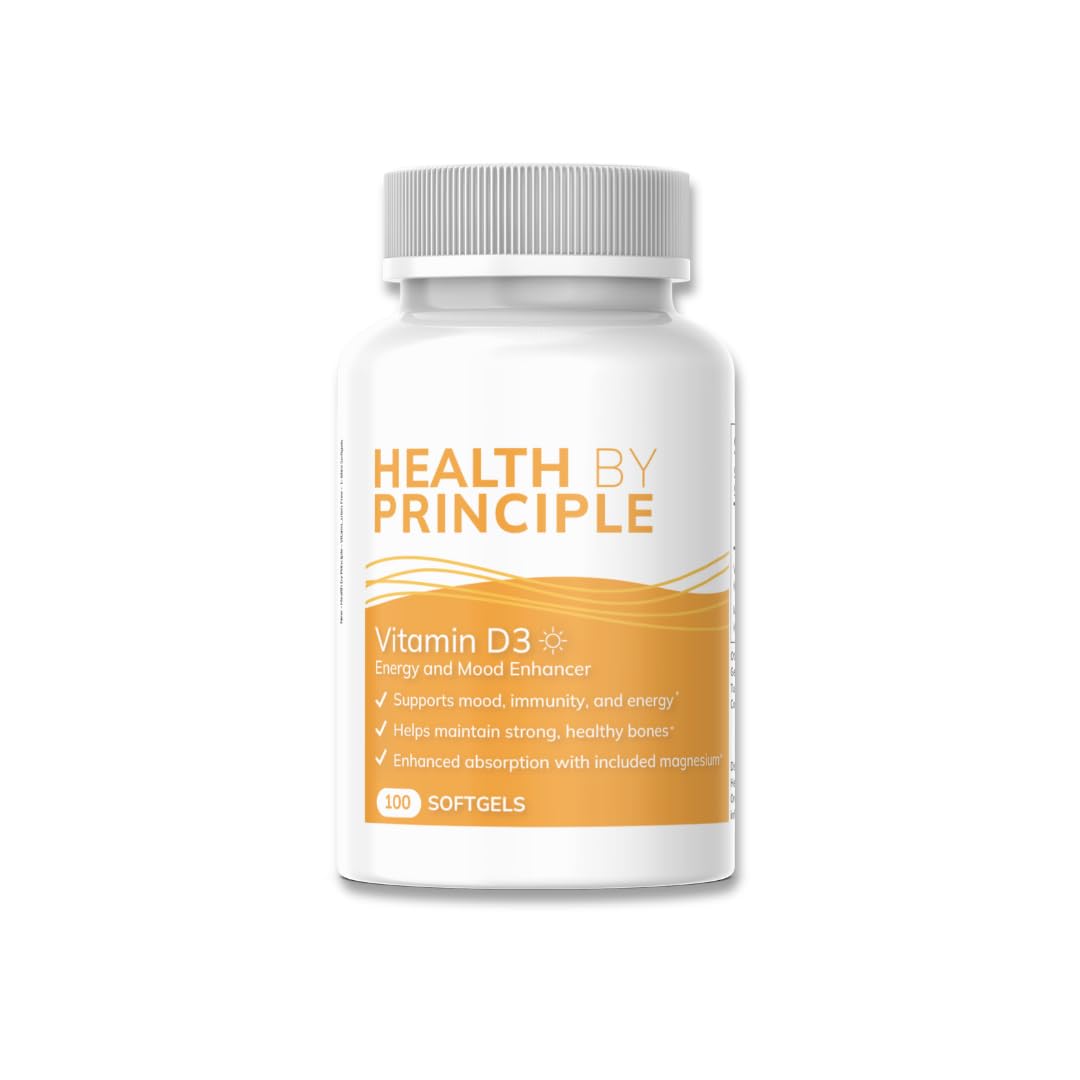 Health by Principle Vitamin D3 Immune Support - 100 Softgels