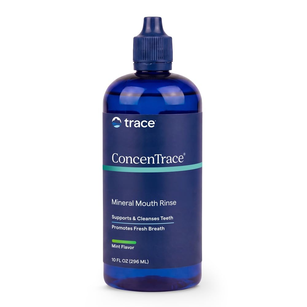 Trace Minerals ConcenTrace Peppermint Mouthwash - 10 fl oz